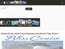 Tablet Screenshot of eroticadulttravel.com